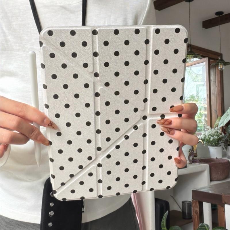 Koreanische INS-Punkte-Tablet-Hülle für iPad Air 3 2019 Pro 10.5 Air4 5 10,9 Zoll 10. Generation 2022 Air6 7 11 M3 2025 Minimalistische Stilvolle Hülle