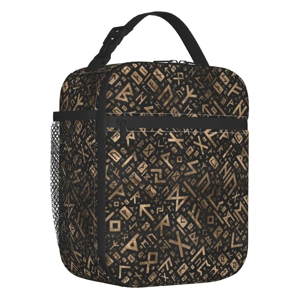 Odin's Eye Insulated Lunch Bag for Work School Raven Norse God Portable Cooler Thermal Lunch Box Women Kids