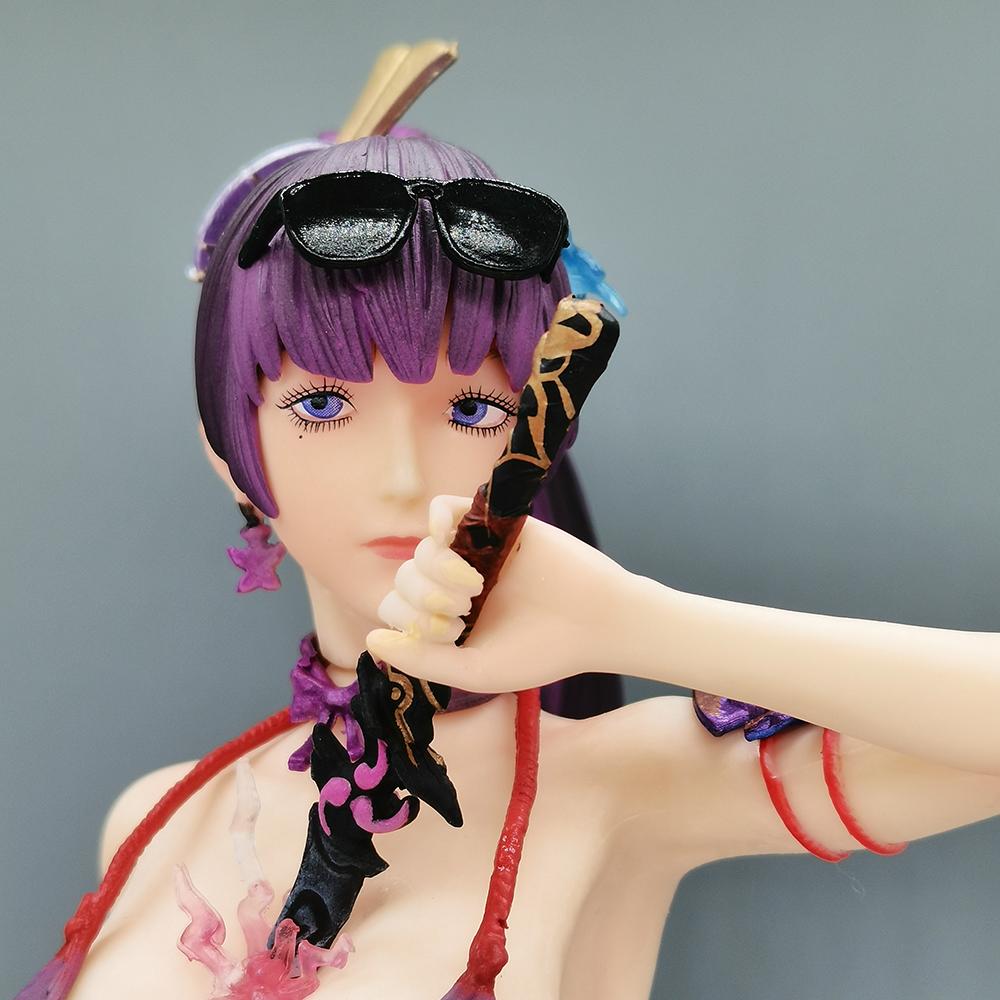 Genshin Impact Figure HRaiden Ei Beelzebul Anime Girl Action Toy Game Statue Adult Collection Model Doll Gift PVC miHoYo Poseable Articulated Scale