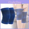 Universell Passende Blaue Baumwollmischung Kniebandage Für Wandern Und Outdoor-Aktivitäten