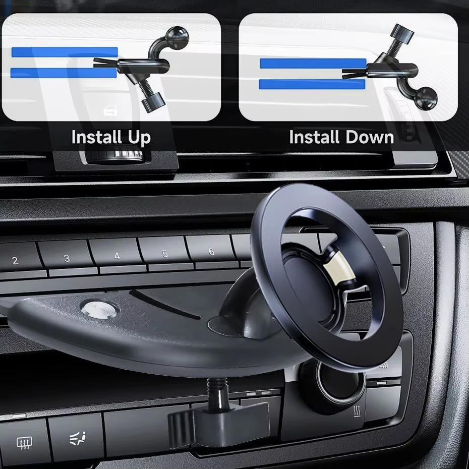 For Magsafe Phone Holder Magnetic Car CD Slot Mount Support Mobile Bracket Cell Clip For iPhone 16 15 14 13 12 11 Samsung Xiaomi