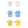 Wassup Cartoon Digital Inkjet Short-Sleeved T-Shirt for Men In Summer, Loose Oversize Trendy Couple Round-Neck Top