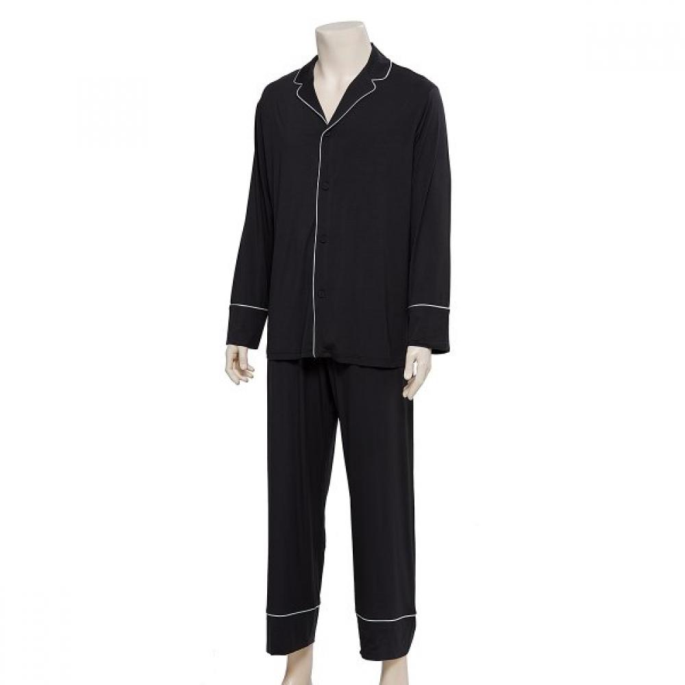 Barbara Men S Modal Pajama Black Amp4617b
