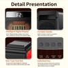 Portable 3D Simulated Fireplace Heater Household Heater Home Silent Energy-saving PTC Speed Hand Warmer Timeable Electric Heater