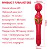 Vibrator Female AV Stick Clitoris Nipple Stimulator Masturbation Massager 10-Frequency Vibration Slapping Adult Products