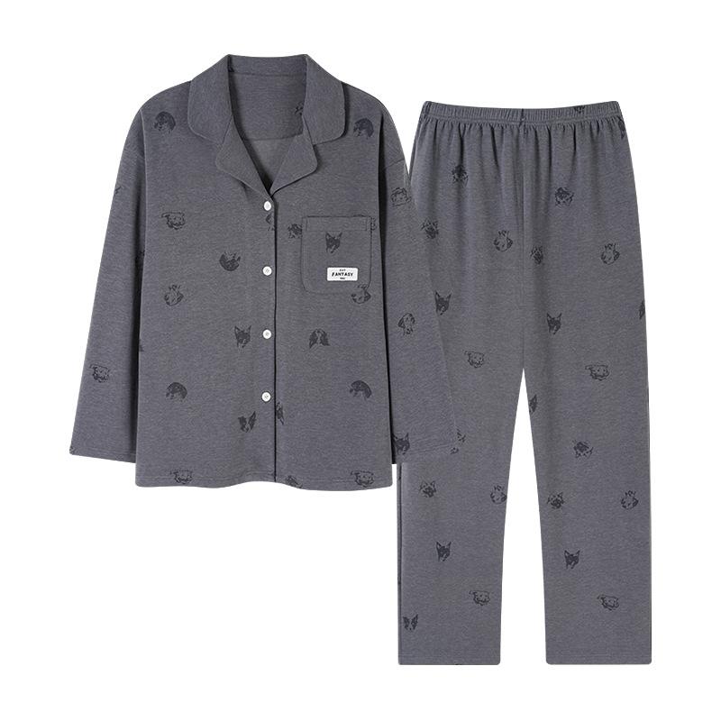 German Velvet Pajamas Women'S Autumn And Winter Long-Sleeved Thin Velvet Suit Large Size Casual Women'S Warm Loungewear