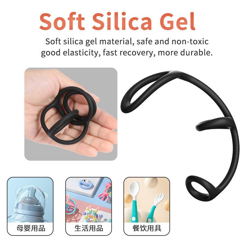 Cock Ring Silicone Penis Ring Delay Ejaculation Sex Toys for Men Erection Enhance Ring