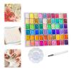 24/36/48/60 Colors Watercolor Paint Set with Paint Brush Colourful Painting Kit Watercolors Paint Kit for Art Painting