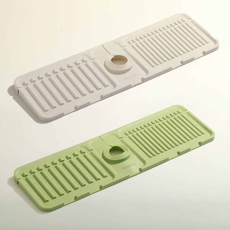 Anti-Splash Silicone Sink Faucet Pad | Cuttable, Foldable & Absorbent