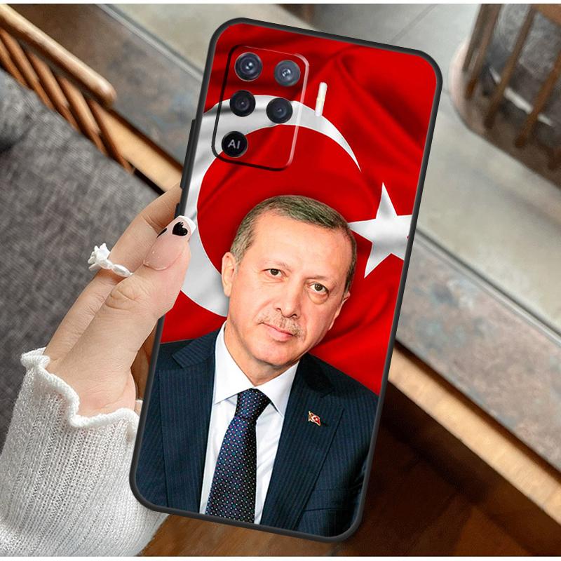 

Turkey Recep Tayyip Erdogan Phone Case For Oppo A18 A38 A58 A78 A98 A17 A79 A40 A60 A80 A16 A76 A96 A15 A74 A94 A54 A77 For OPPO A80 5G