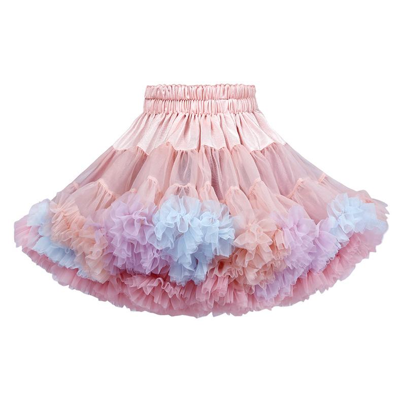 Tutu Skirt Cloud Skirt Support Rainbow Skirt Children's Princess Skirt Fluffy Skirt