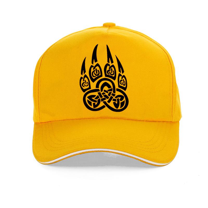 Amuleto Vikingo Eslavo Dios Símbolo Protección Veles Pata de Oso Con Gorra de la Suerte Hombres Mujeres Marca Gorra de Béisbol Vikinga Gorra Hombre Snapback