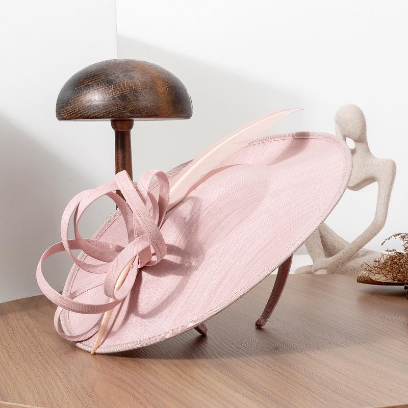 Linglong 2025 Spring/Summer Women's Retro Bow Headband & Hat