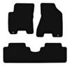 PODSTAWOWE czarne welurowe dywaniki podłogowe dla: Hyundai Tucson I SUV (2004-2010)