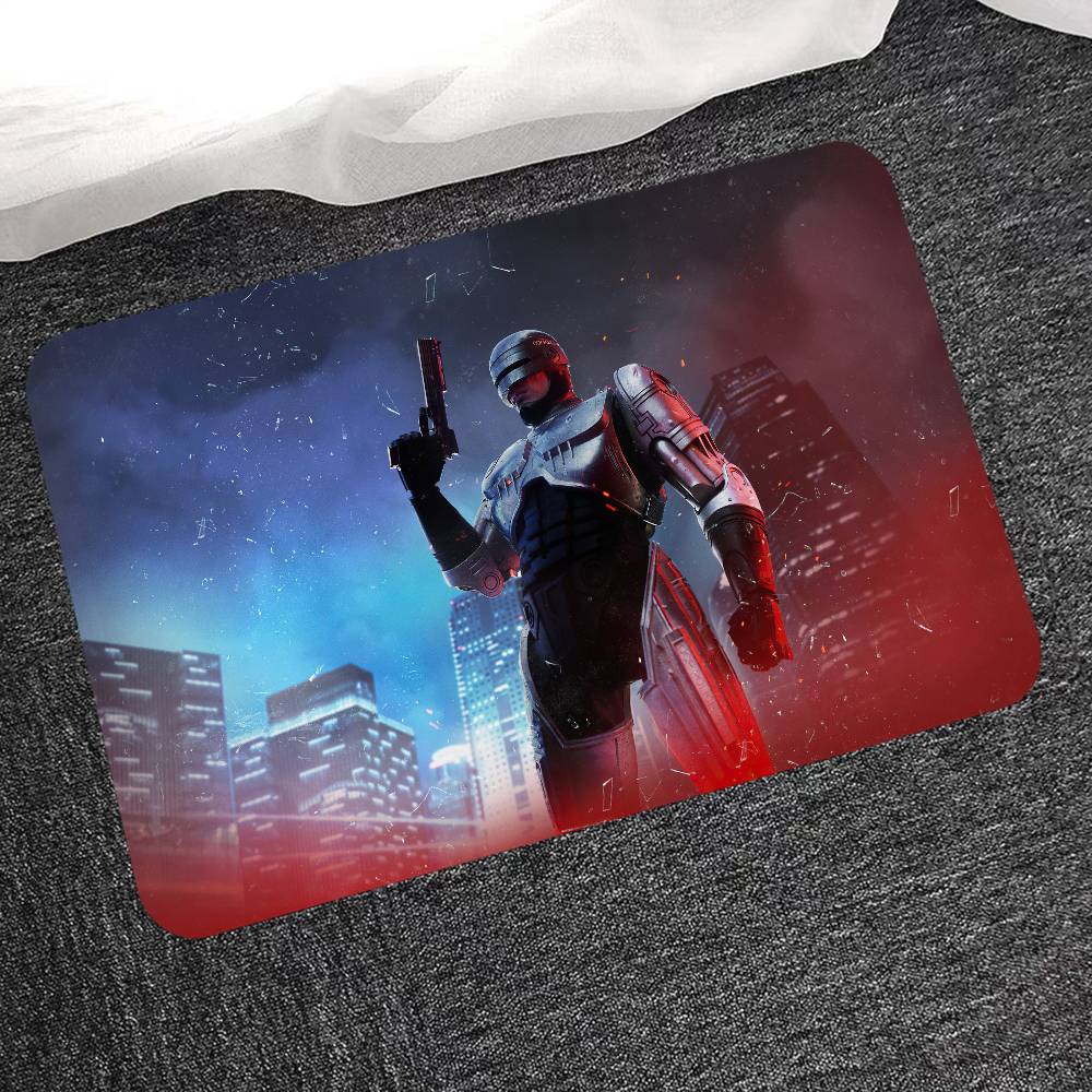 Actionfilm R-Robocop Badezimmermatte Kinderzimmer Schlafzimmer Dekoration Balkon Rutschfeste Fußmatte Wohnzimmer Willkommensteppich