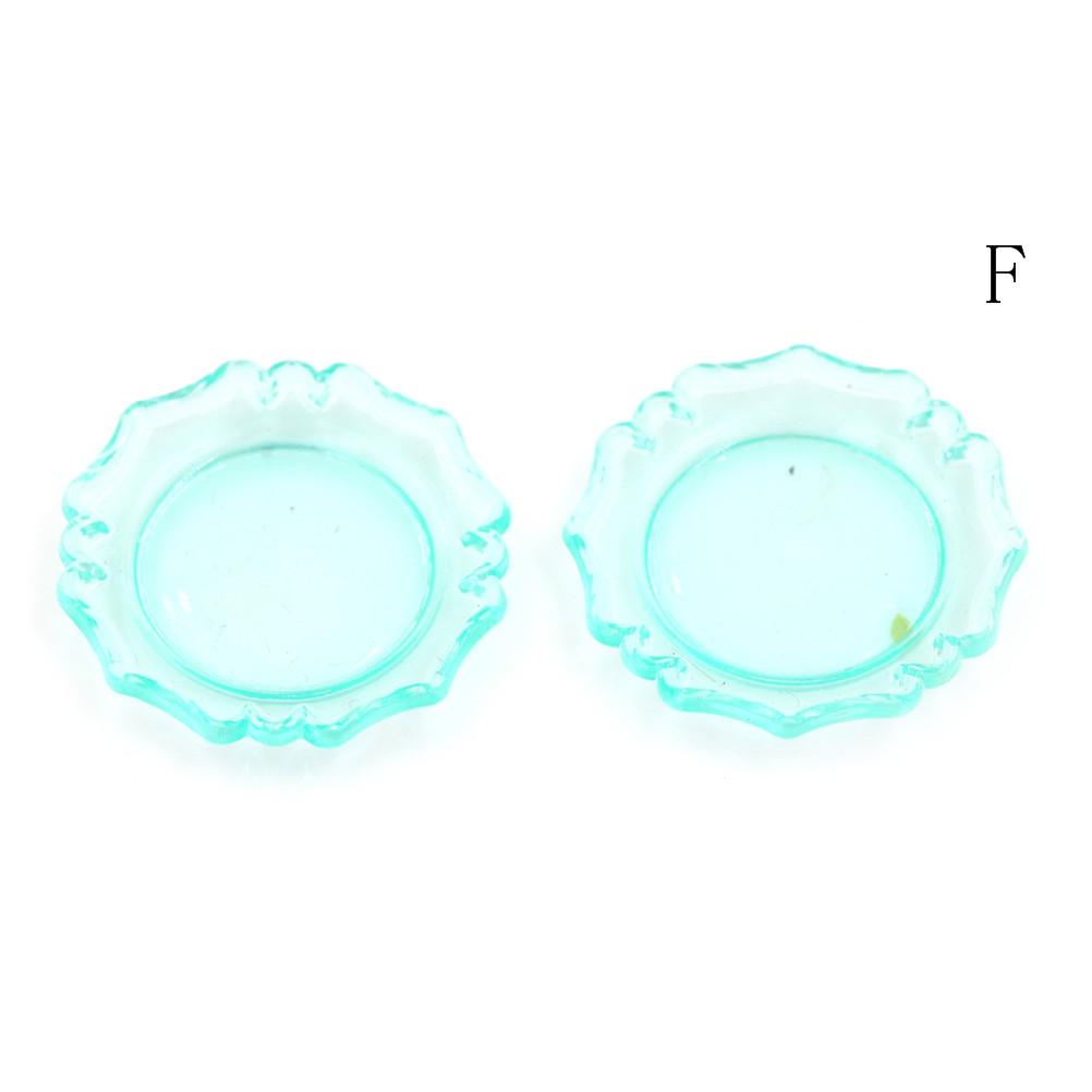 2-33pcs Dollhouse Miniature Trays Plates Doll Mini Food White Dishes Tableware Kitchen Toys Doll House Accessories