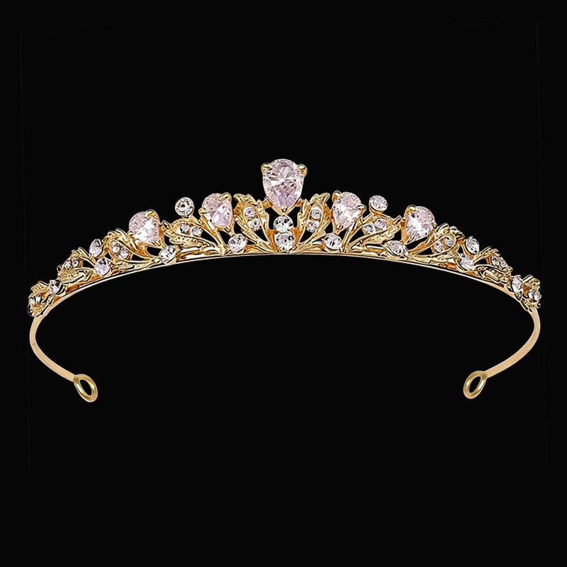 Zircon Bride Crown Queen Dress Crown Wedding Dress Headgear Birthday Party Headband Accessories Wedding Accessories