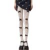 Women Sexy Lolita Bowknot Hollow Out Fishnet Pantyhose Japanese Jk Style Tights