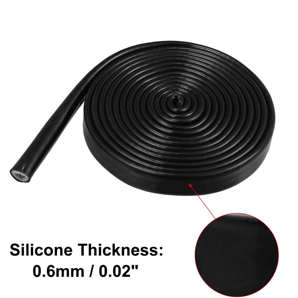 X AUTOHAUX Fuel Hose Protective Cover for Cars, Insulation Pipe, Protective Cover, Heat Shield