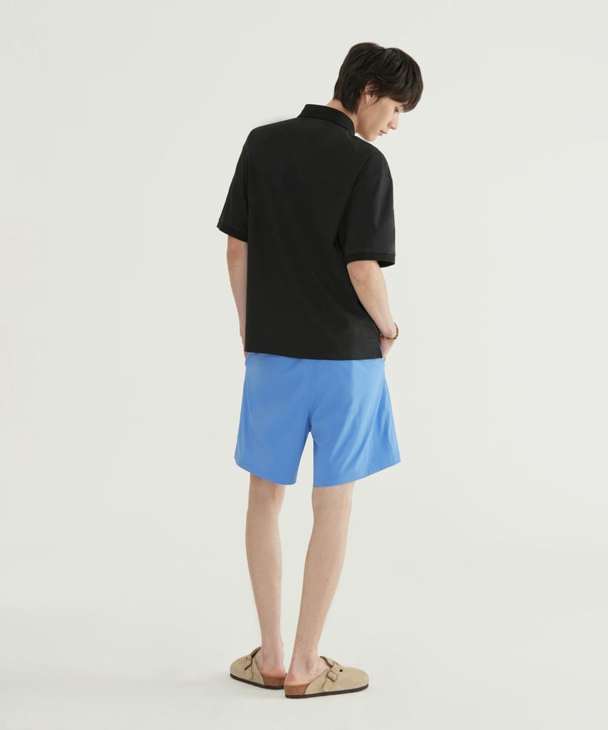 COVERNAT Signature Symbol Pocket Polo Shirt Navy