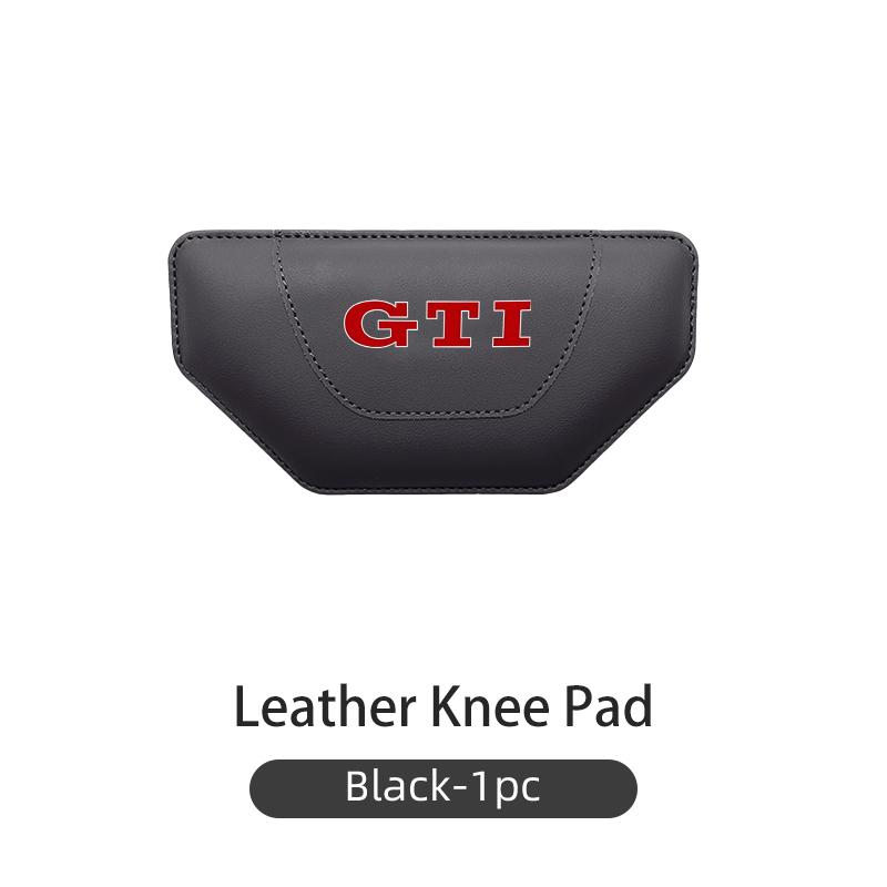 For Volkswagen VW Car Leg Fatigue Relief Pad Auto Trapeze Leather Knee Cushion Beetle CC B5 B6 B7 EOS GTI MK2 MK4 MK5 MK6AO2