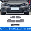 Front Grille Ect Net For Honda Civic Sedan 11th - 2024 Front Engine Ect Screening Mesh Anti Dust Proof Accessories