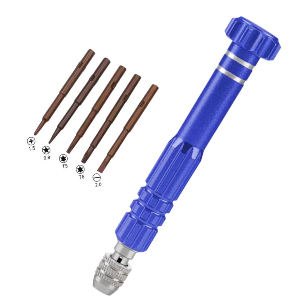 1 Set 5 in 1 Precision Multi-Function Knife Repair Detaching Household Screwdriver Pliers Tool Kit Maintenance Demolition Tools