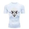 Skeleton Men's Sports T-shirt 2026 Training Fitness Compression Quick Dry Short Sleeve T-Shirt Rashgard Tops Jogging Gym