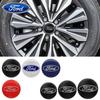 Naklejka na samochód Ford 4 szt. 56/60/65 mm Stylizacja samochodu Naklejki na środkowe kapselki piasty kół Odznaka Dla Ford Focus Fiesta Mondeo Fusion Explorer E