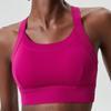 High Strength Bubble Wrap Sports Intimates Women's Square Breast Holding Push-up Pilates Workout Bra Breasted Yoga Vest