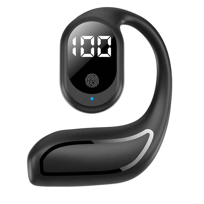 

TWS Bluetooth 5,3 Беспроводные наушники с костной проводимостью Ушной крючок Музыкальная гарнитура с шумоподавлением HD Вызов Спортивные наушники чёрный