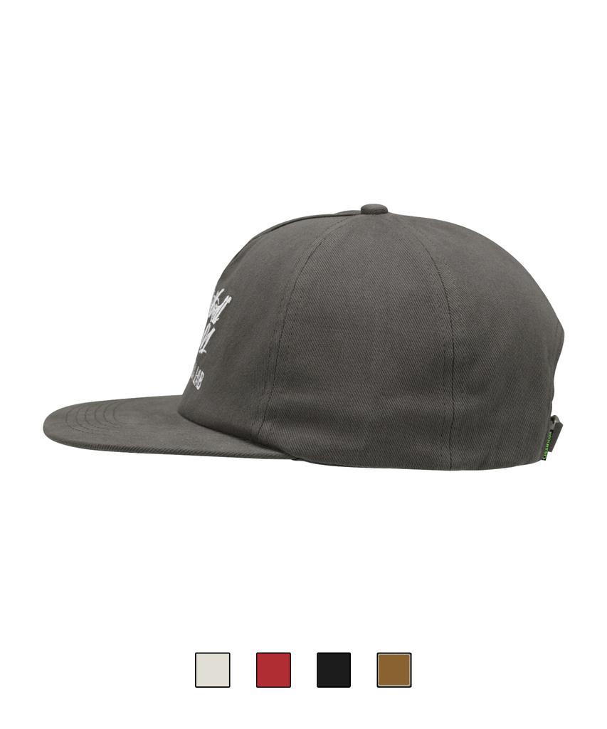 CREAM SODA LAB Quarter Ball Cap Gray White