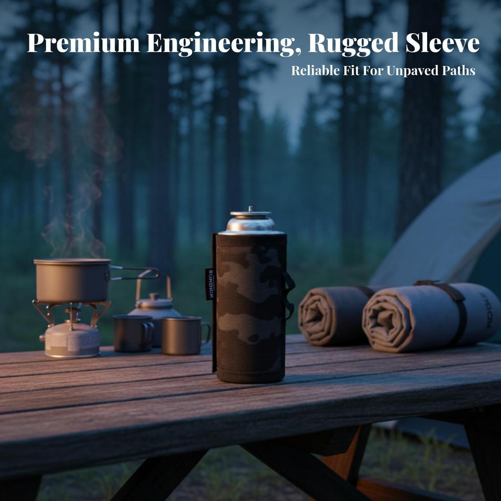 Polyester Gas Canister Cover | Zippered, Tank guard Case, for Camping, ,