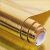 40cm Self-Adhesive Golden Stainless Brushed Contact Paper, Peel Stick Wallpaper, Removable Wall Decals For RefrigeratorFurniture