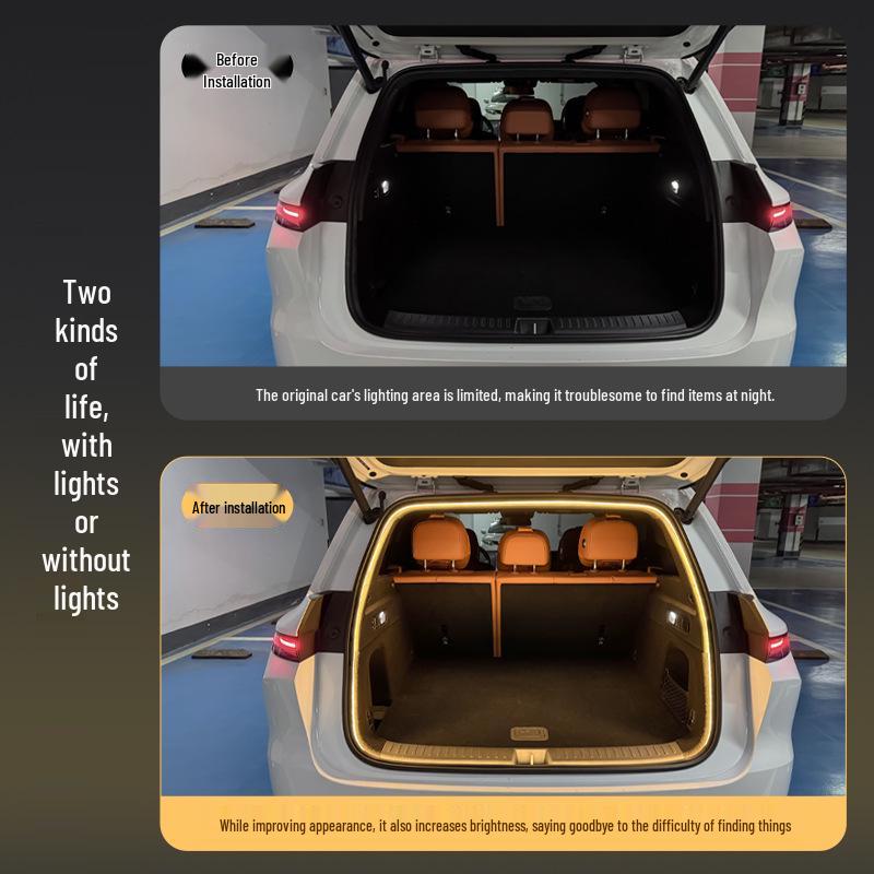 L6L7 Ideal Trunk Ambient Welcome Flowing Light - Non-Destructive L8L9 Car Plug Taillight MEGA/ONE