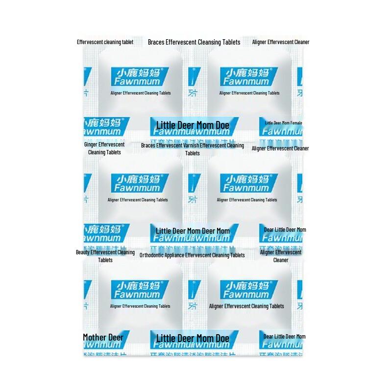 FAWNMUM Aligner & Denture Cleaning Tablets