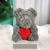 High-Grade Rose Foam Bear Gift - Perfect for Valentine's Day, Anniversaries, and Birthdays