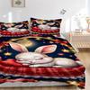 Moonlit Bunny Dreams Print 3Pcs Bedding Setduvet Cover With 2 Bedropillowcase Home Birthday Gift