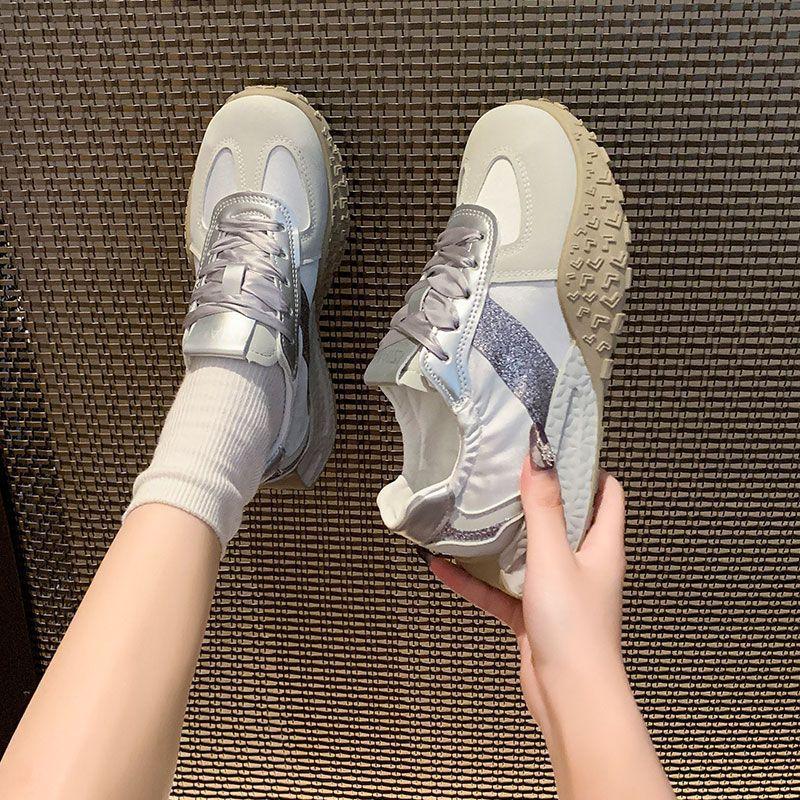 Trampa i skit balett träningsskor dam sommar 2025 nya vardagliga halkfria sportskor Forrest Gump skor populära mångsidiga damskor