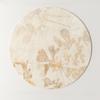 Cream Style Bedroom Decor Round Carpet Light Luxury Carpets for Living Room Thick Plush Bedside Floor Mat Fluffy Soft Lounge Rug