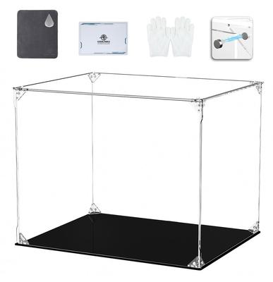COOLTAKU Figura UV Magnético Magnético Frontal Coleção Mais Montado Acrílico Display Pano de Limpeza de Manchas Armazenamento de Figura 40 x Profundidade 25 x Altura 30