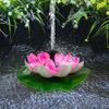 Lotus Solar Water Fountain Brushless Pump Floating Garden Fountain Solar Powered Fountain for Outdoor Bird Bath Pond Decoration