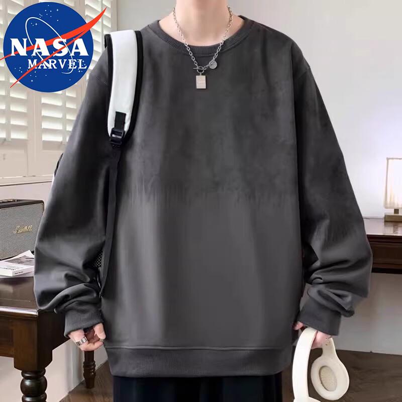 

NASA MARVEL Men s American Style Round Neck Sweatshirt 4XL