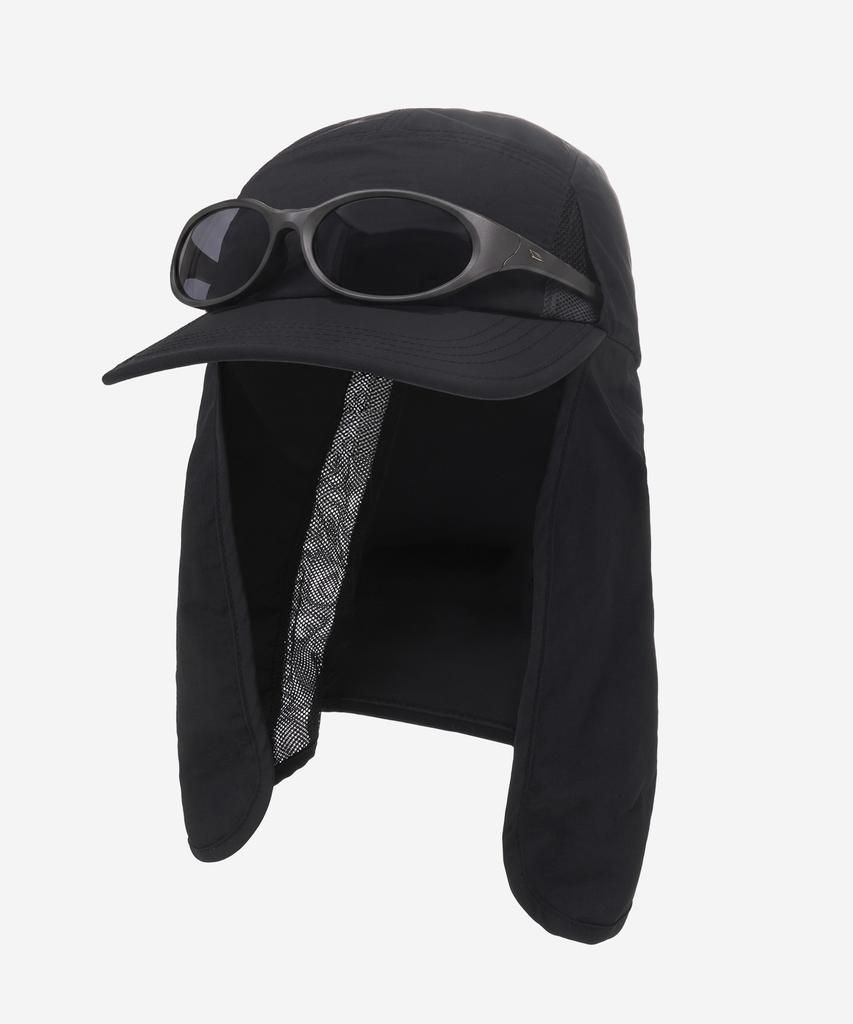 NODE LABS Dev:11 Sunglasses Cut Desert Cap_Black