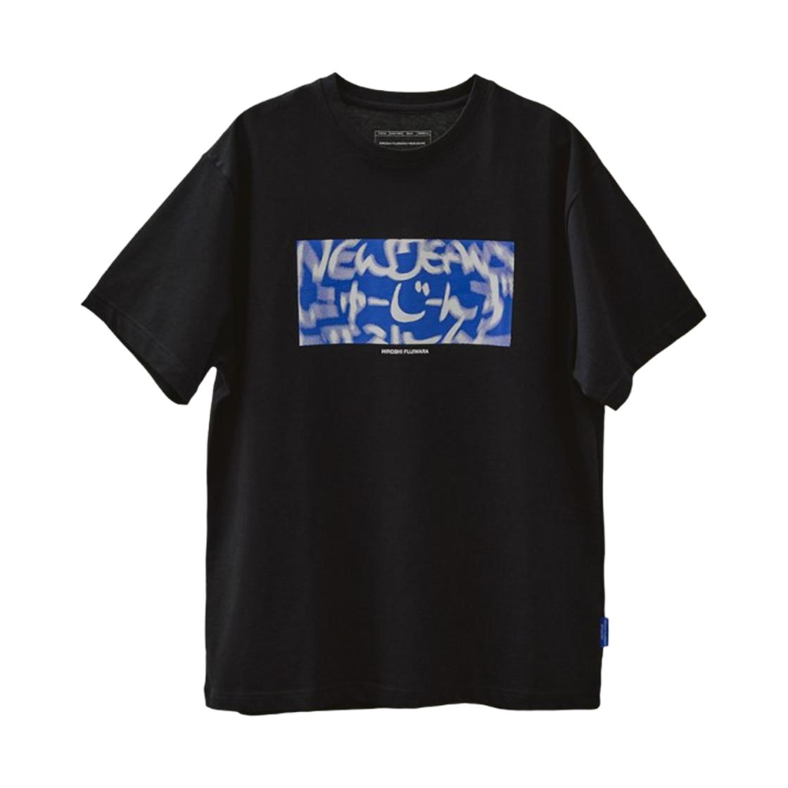 NewJeans x Hiroshi Fujiwara Coller T-Shirt Black Ver. 5 - Japan Exclusive ONE SIZE