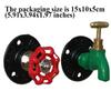 Zinc Zinc Alloy Protective 3D Faucet Car Sticker Metal Valve Fun Car Valve Decoration  Motorcycle
