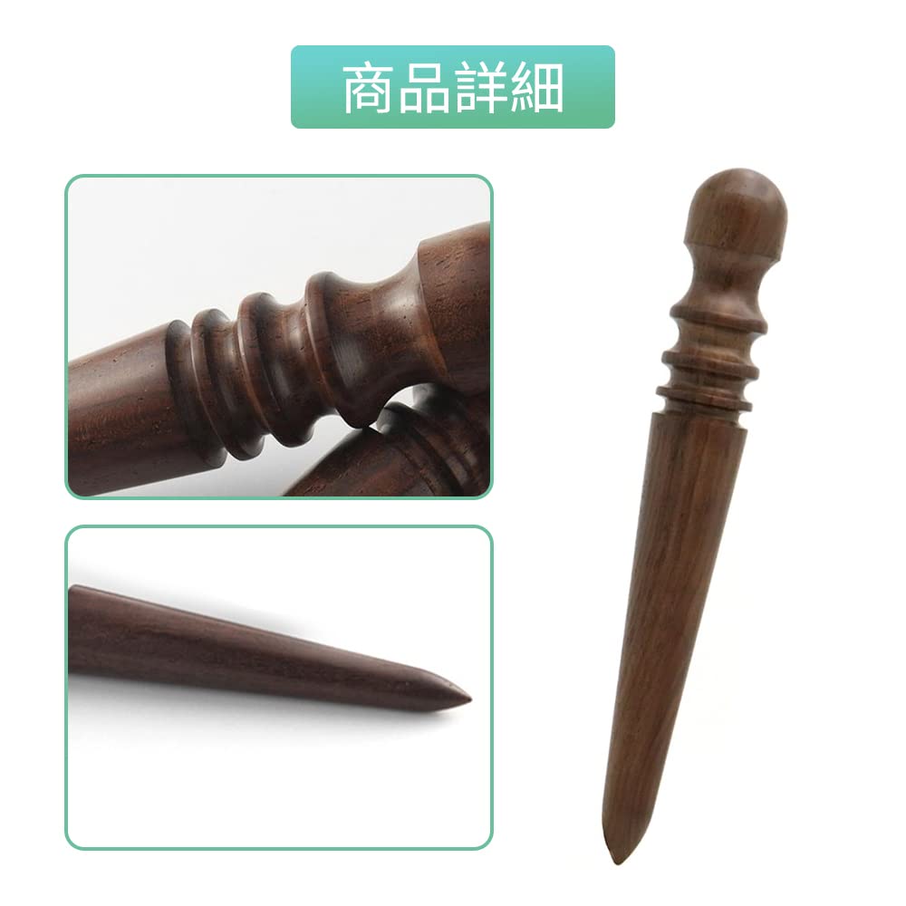 Samcos Ebony Leather Edge Polishing Stick A specialized tool for polishing leather and leather Includes sanding - edges, finishing, leatherwork,