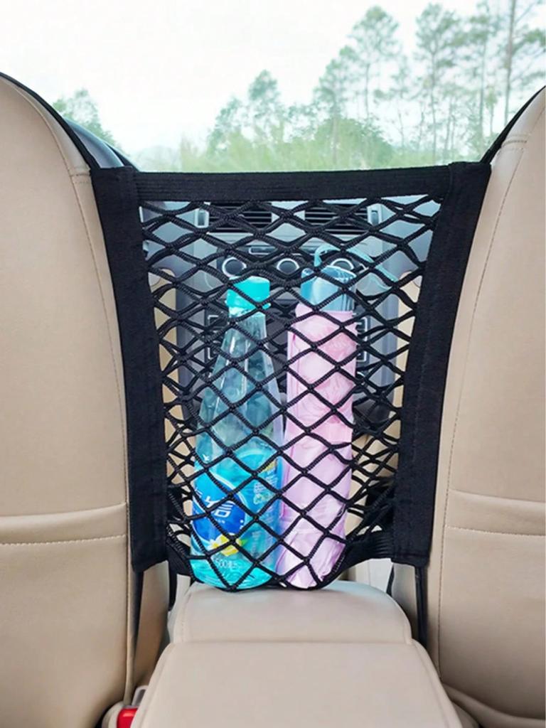 Universal Car Seat Storage Mesh Bag-It Is Easy To Install, Made of Durable Mesh Material, and Suitable for Storing Small Items.