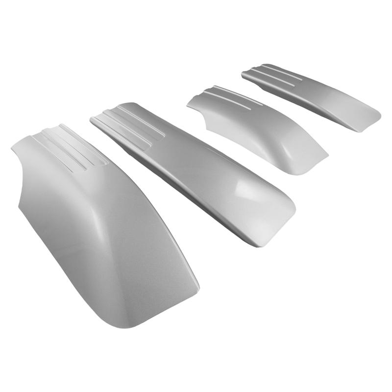 4PCS Car Auto Exterior Rack Roof Rack Rail Retrofit End Cover Dome Holder Case Cap For BMW E71 E72 X6 2008-2014