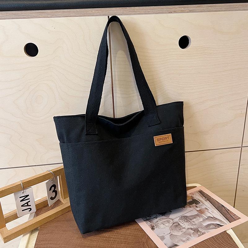 Women's Bag Canvas School Bag Japanese-style Office Commuting Bag High-end Computer Tote Bag Canvas Bag Shoulder Bag